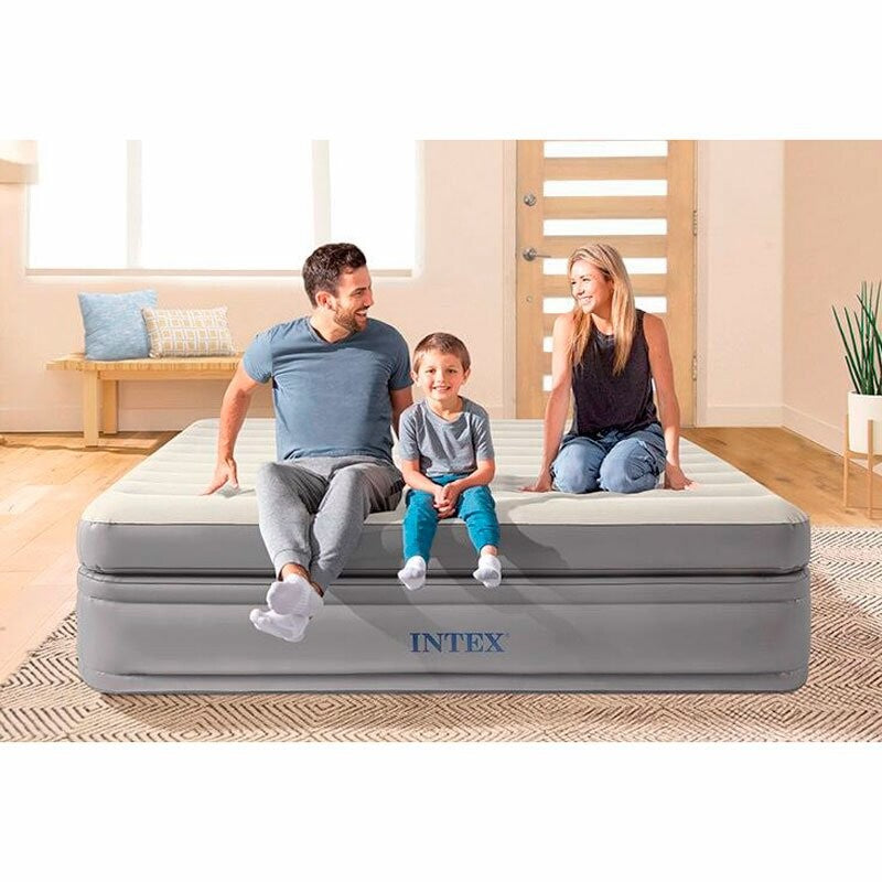 COLCHON SOMMIER AUTO INFLABLE DOBLE PLUS PRIME COMFORT ELEVATED QUEEN
