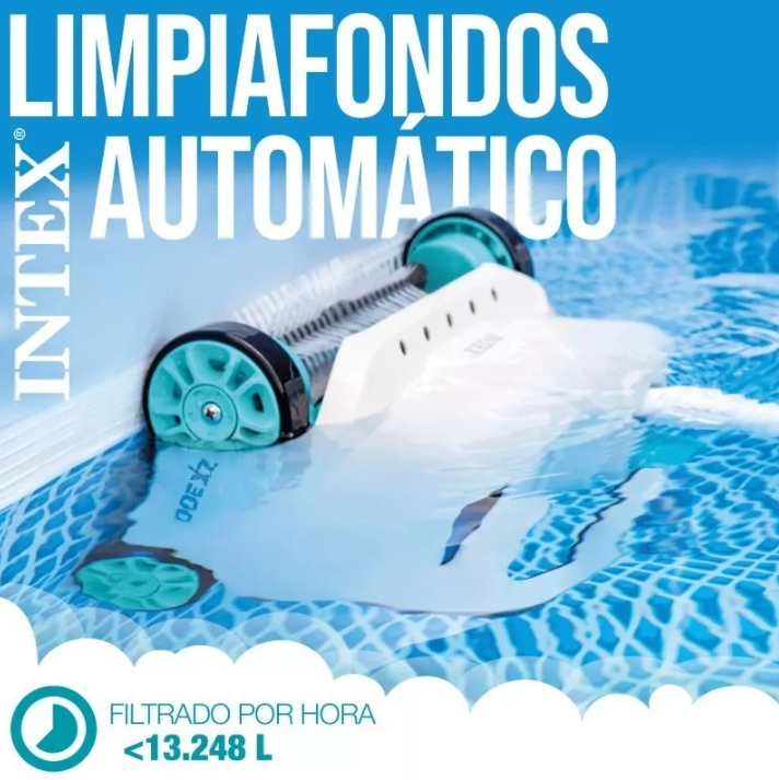 ASPIRADORA ROBOT LIMPIAFONDOS AUTOMÁTICO INTEX