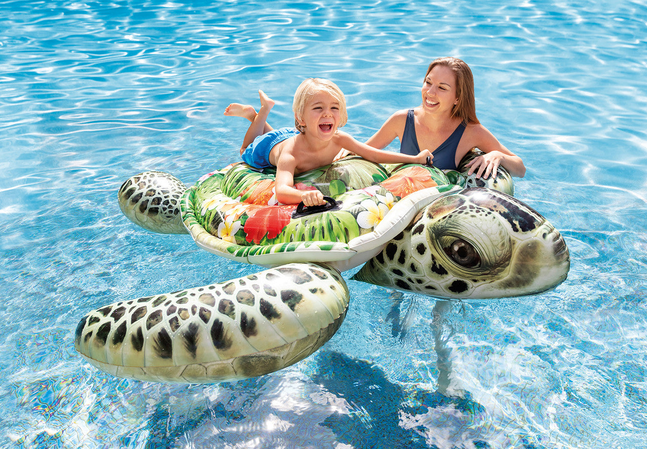 INFLABLE TORTUGA DE MONTAR CON AGARRADERA