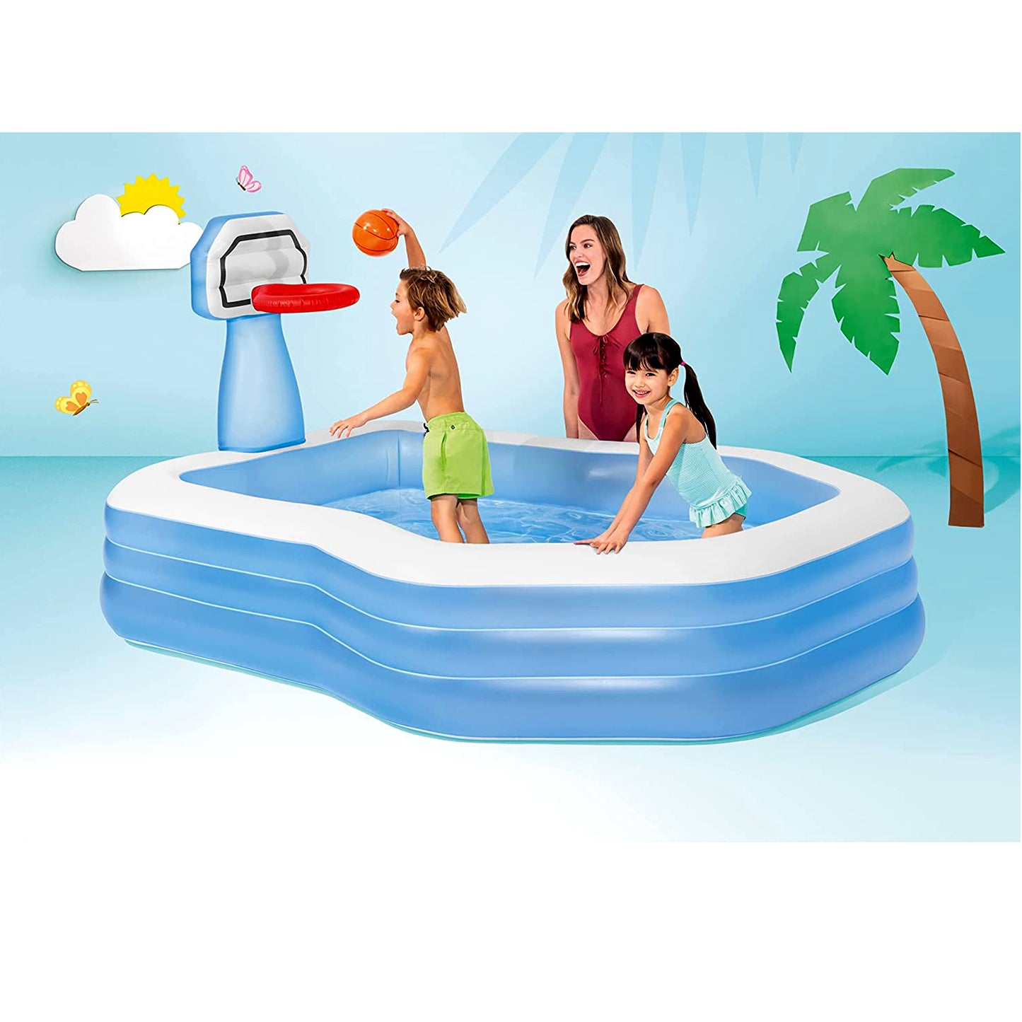 PISCINA FAMILIAR BASKET