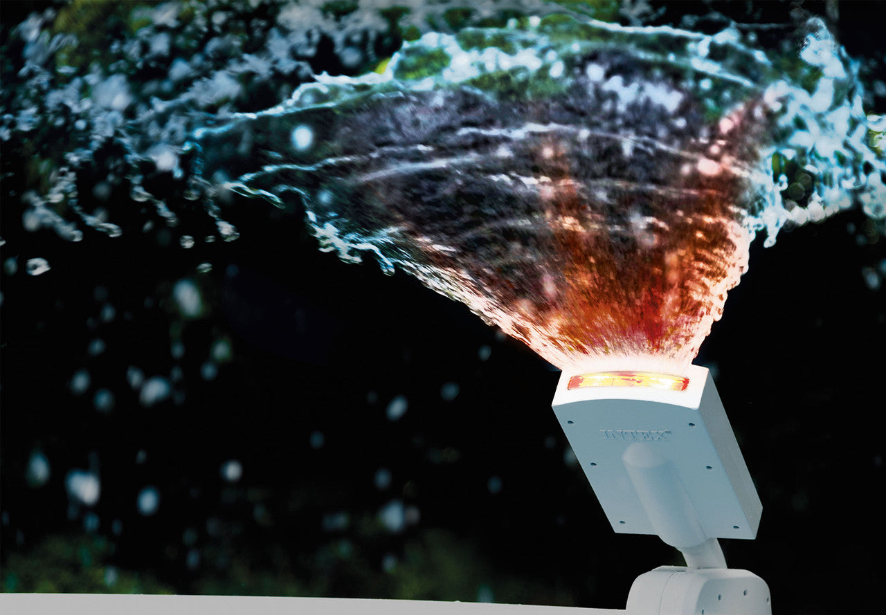 CASCADA AGUA VERTICAL CON LUCES INTEX