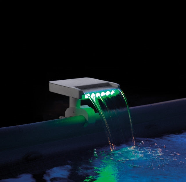 CASCADA DE AGUA CON LUCES