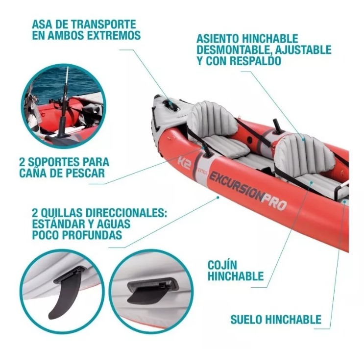 KAYAK EXCURSIÓN PRO K1 INTEX