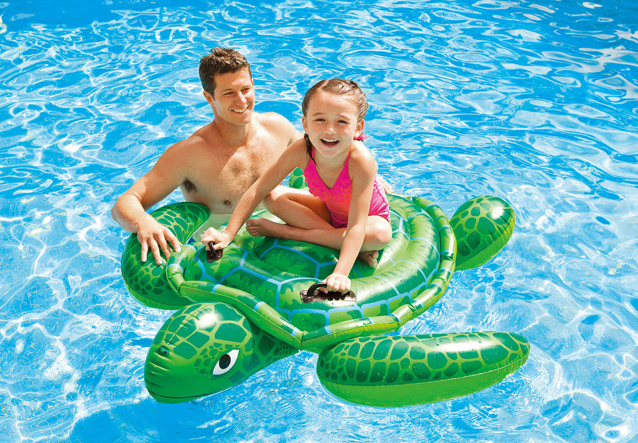 INFLABLE TORTUGA DE MONTAR CON AGARRADERA