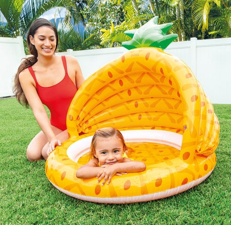 PISCINA INFLABLE CON TECHO PIÑA
