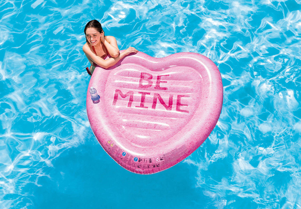 COLCHONETA INFLABLE CARAMELO CORAZÓN