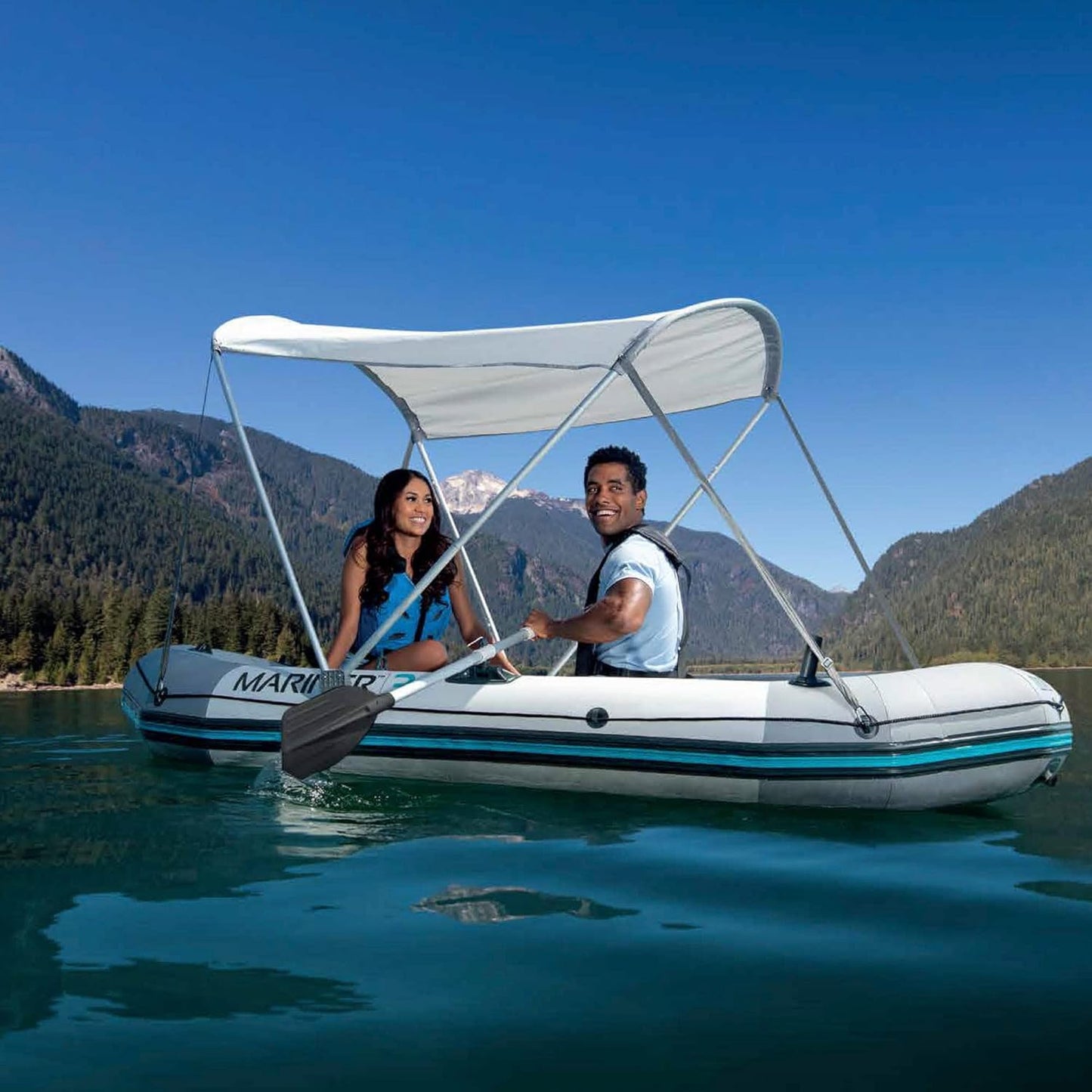 TECHO PARA BARCO INTEX CON PROTECTOR UV