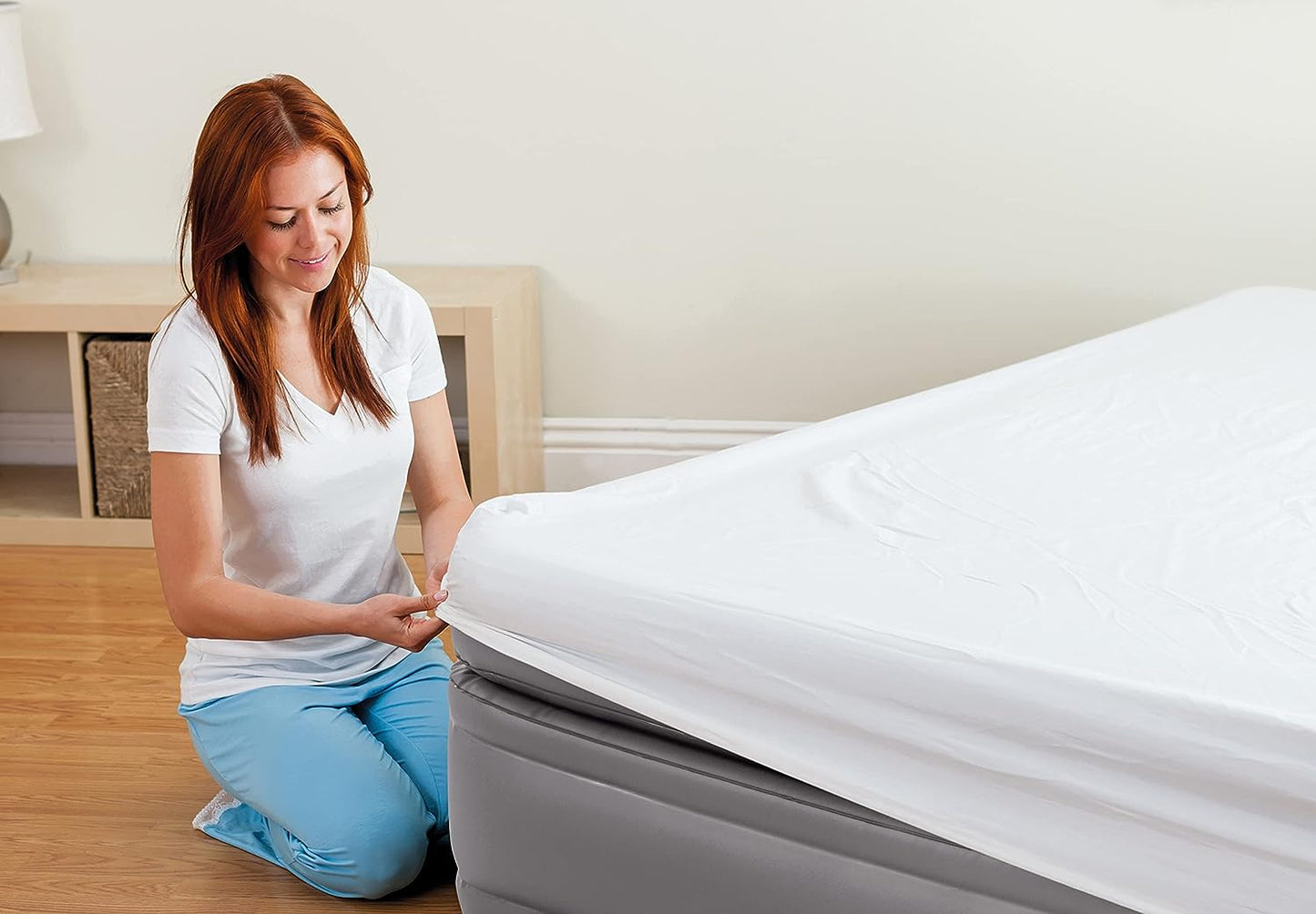 COLCHON SOMMIER AUTO INFLABLE DOBLE PLUS PRIME COMFORT ELEVATED QUEEN