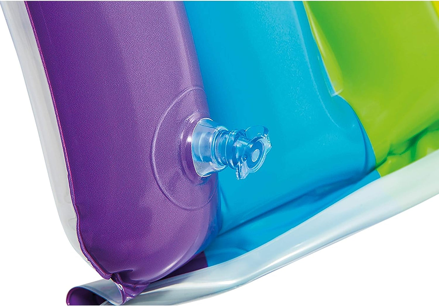 PISCINA INFANTIL CON TECHO ARCOIRIS