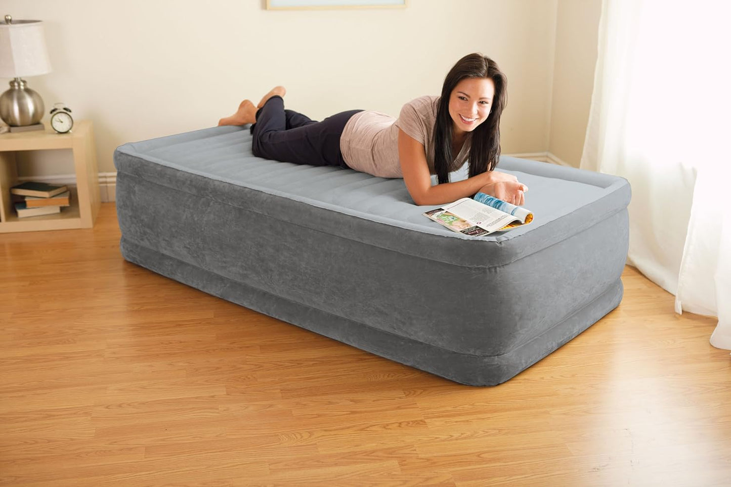 SOMMIER AUTO INFLABLE COMFORT-PLUCH DE UNA PLAZA