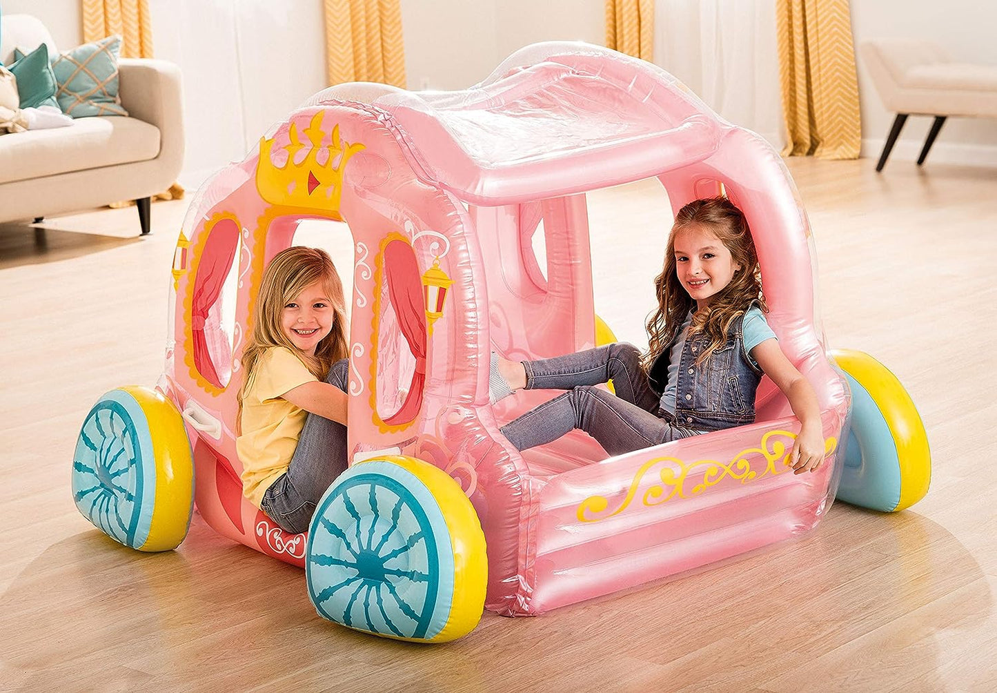 CARRUAJE DE PRINCESAS PARA PISCINA Y EXTERIOR