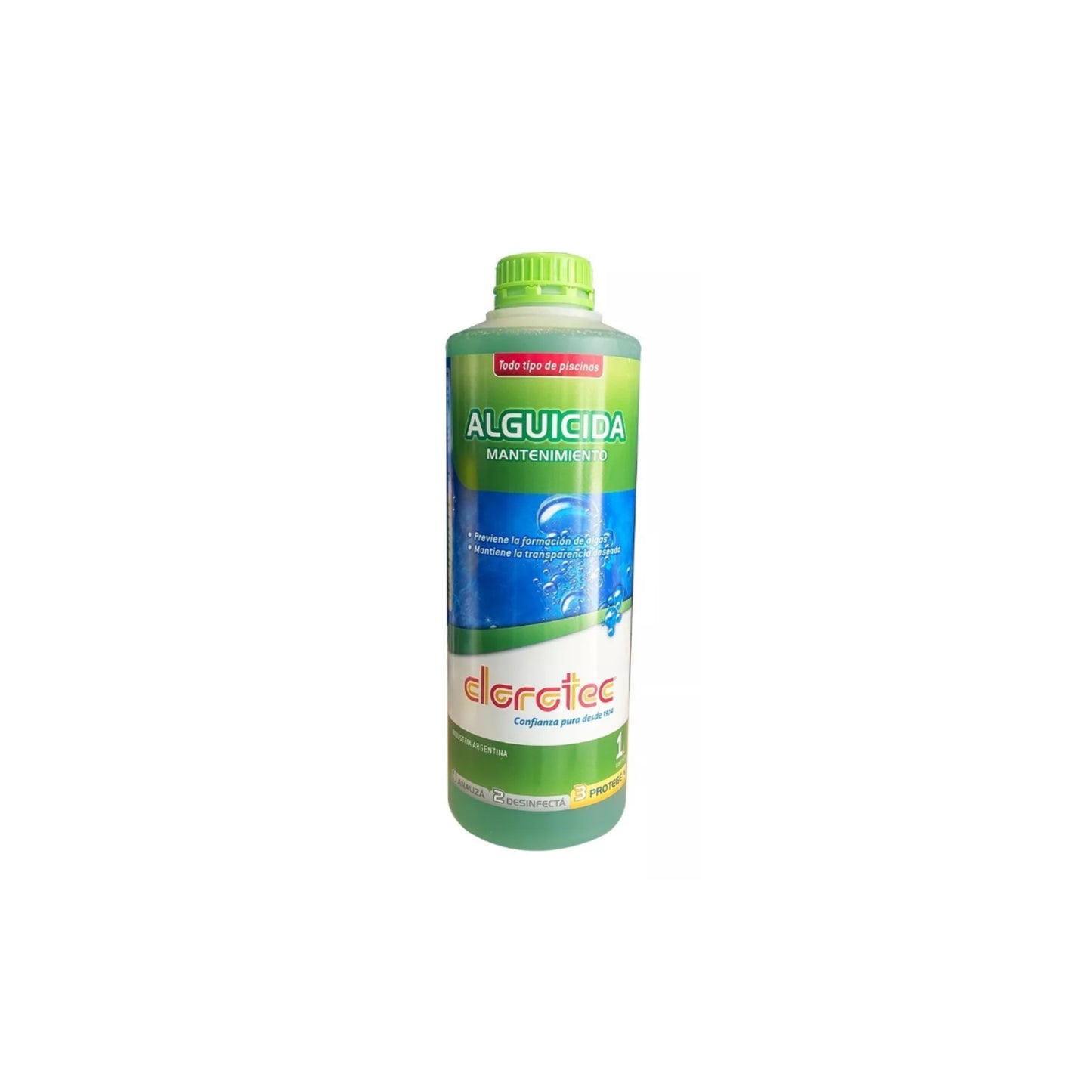 ALGUICIDA MANTENIMIENTO 1 LITRO CLOROTEC