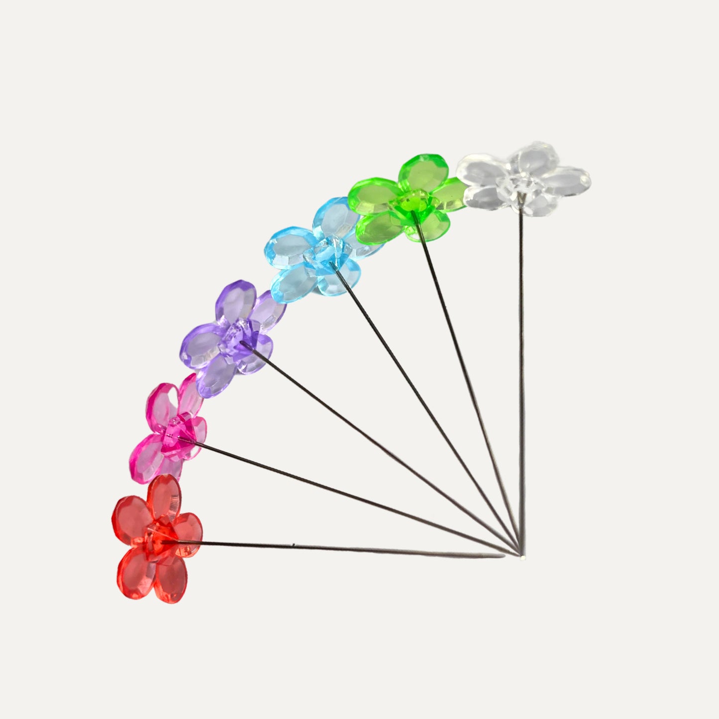 PINS EN FORMA DE FLOR, 23 U