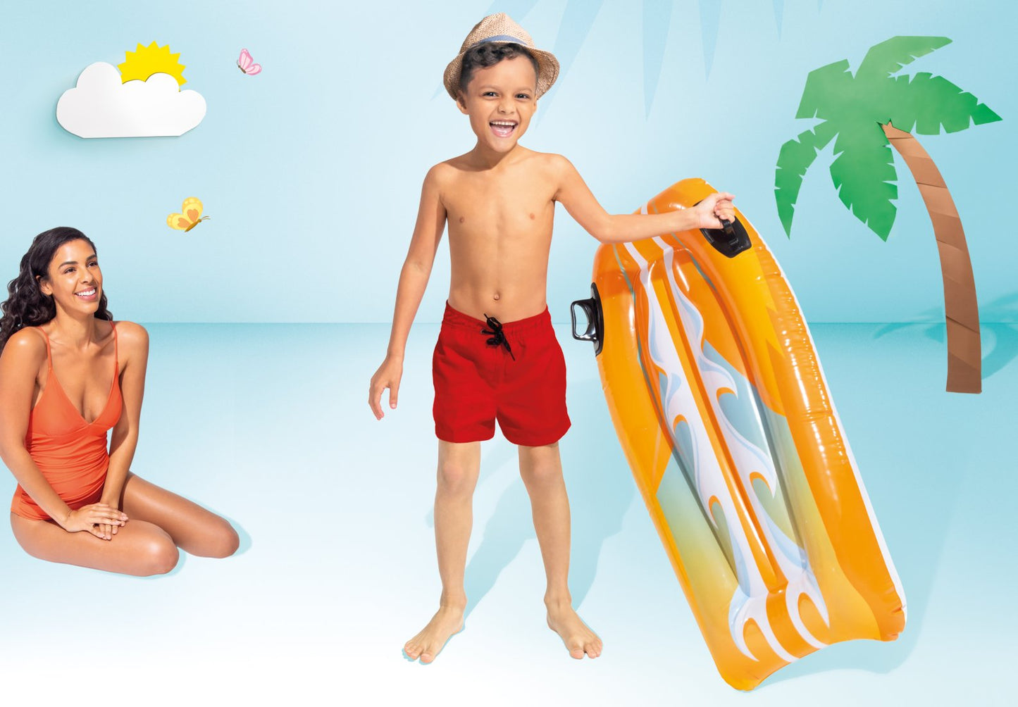COLCHONETA TABLA DE SURF INTEX