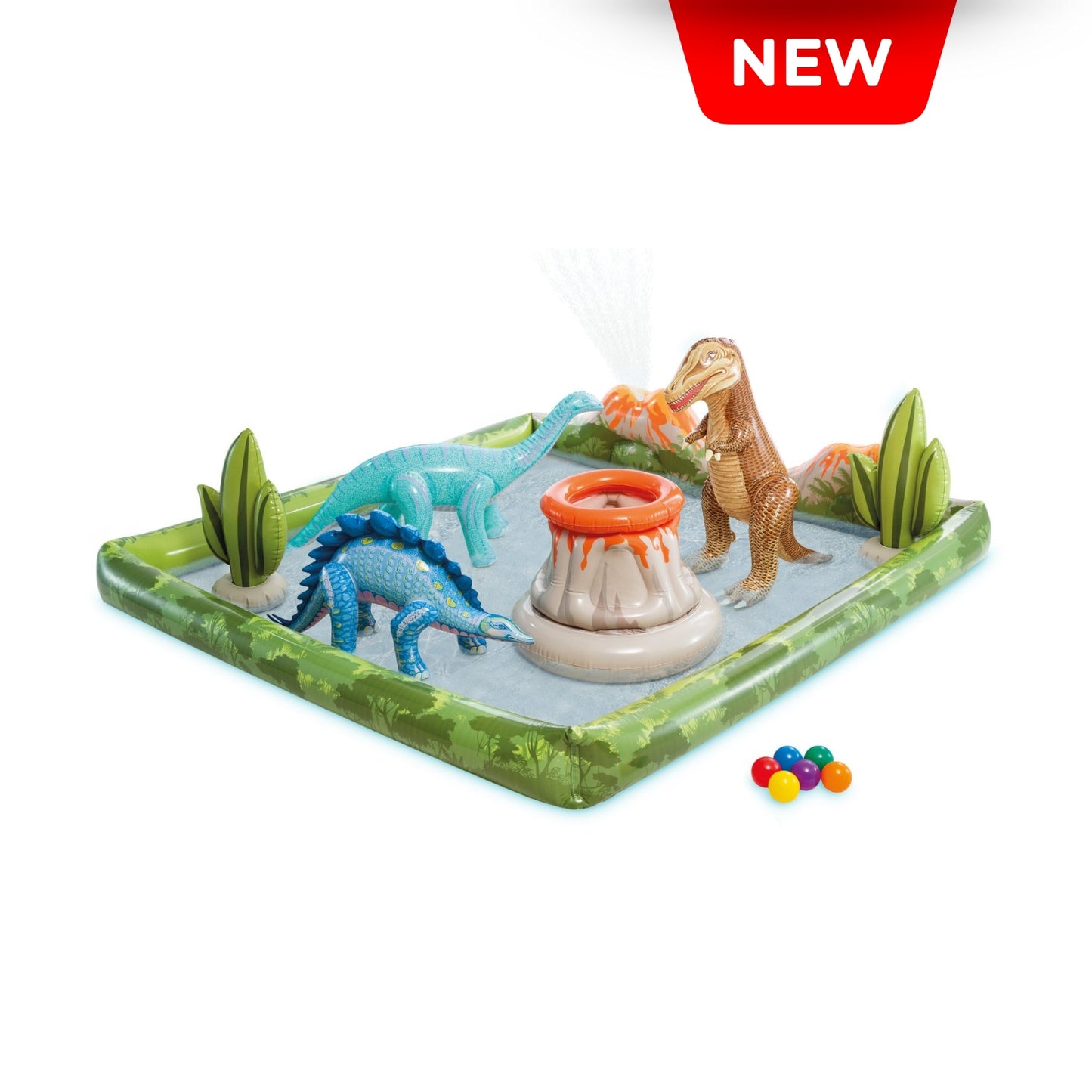 Piscina infantil play center jurassic intex
