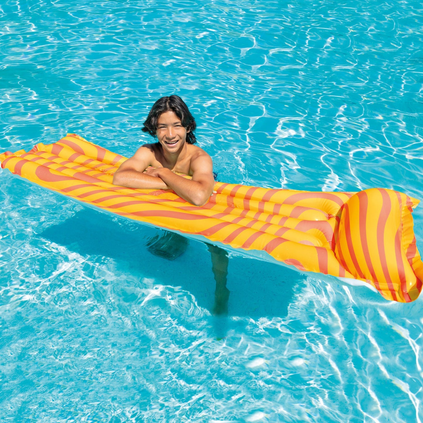 Colchoneta inflable cebra intex
