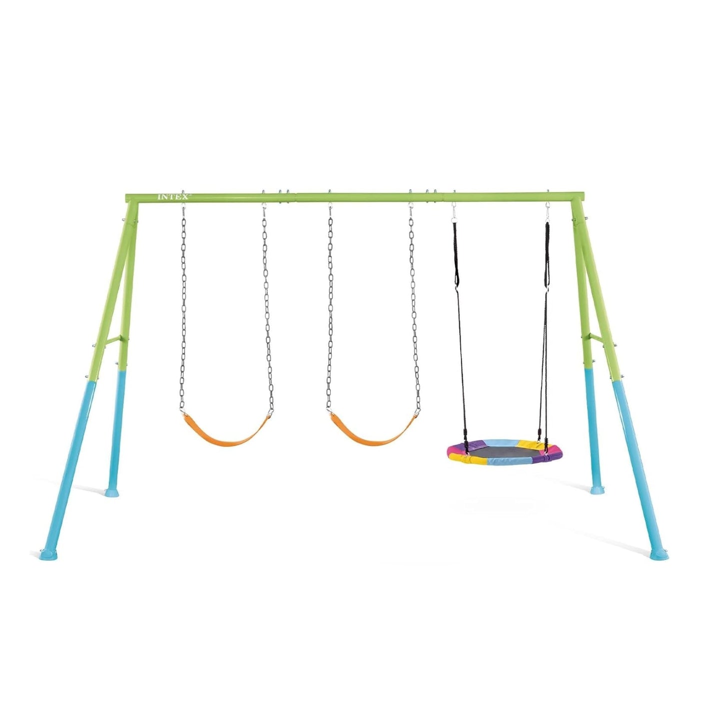 Juego de patio 2 hamacas con nido intex