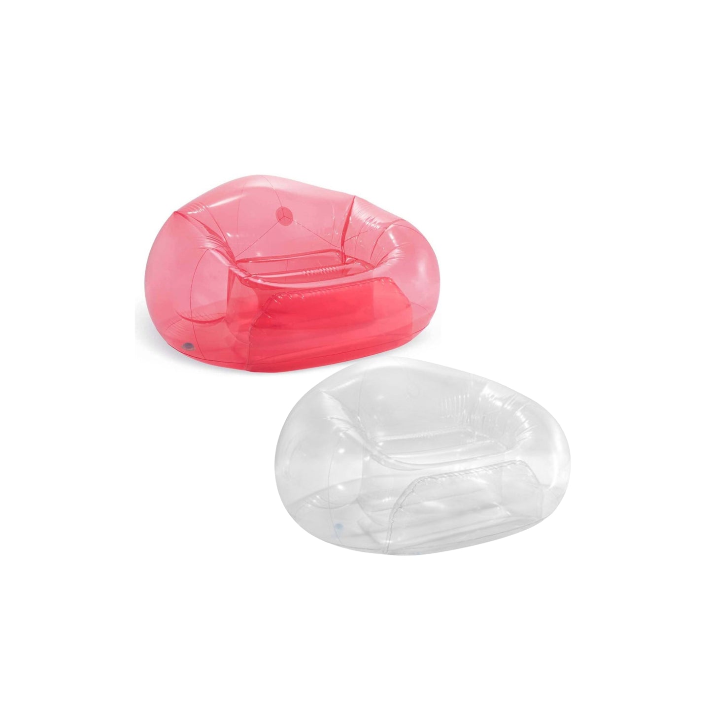 SILLÓN INFLABLE TRANSPARENTE