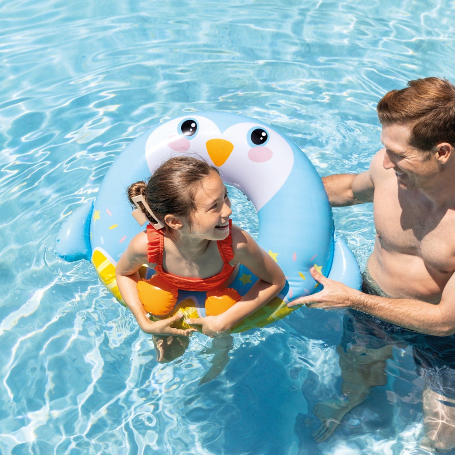 SALVAVIDAS INFLABLE CUT ANIMALES INTEX