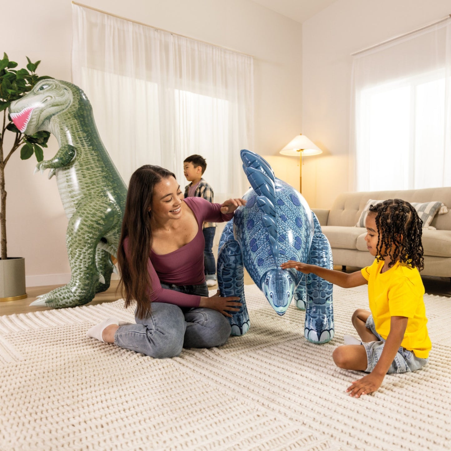 Dinosaurios inflables