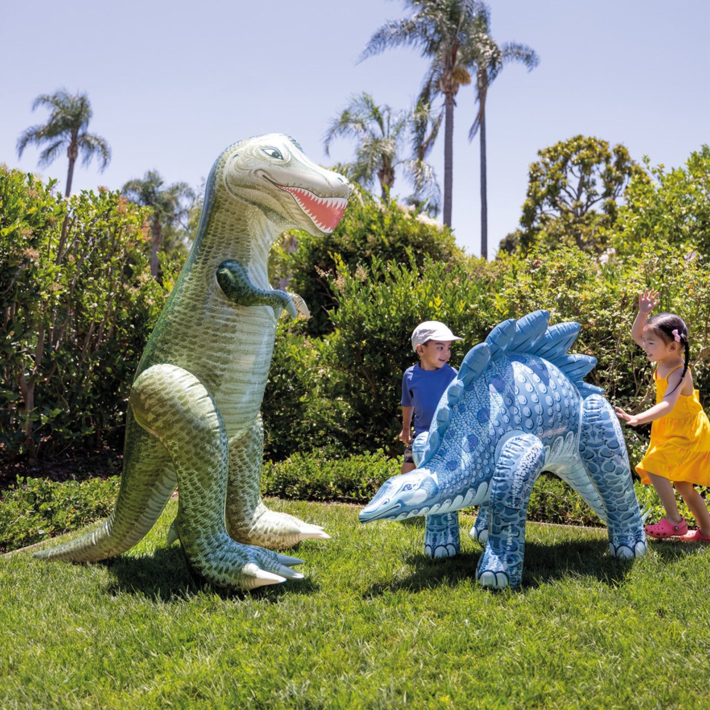 Dinosaurios inflables