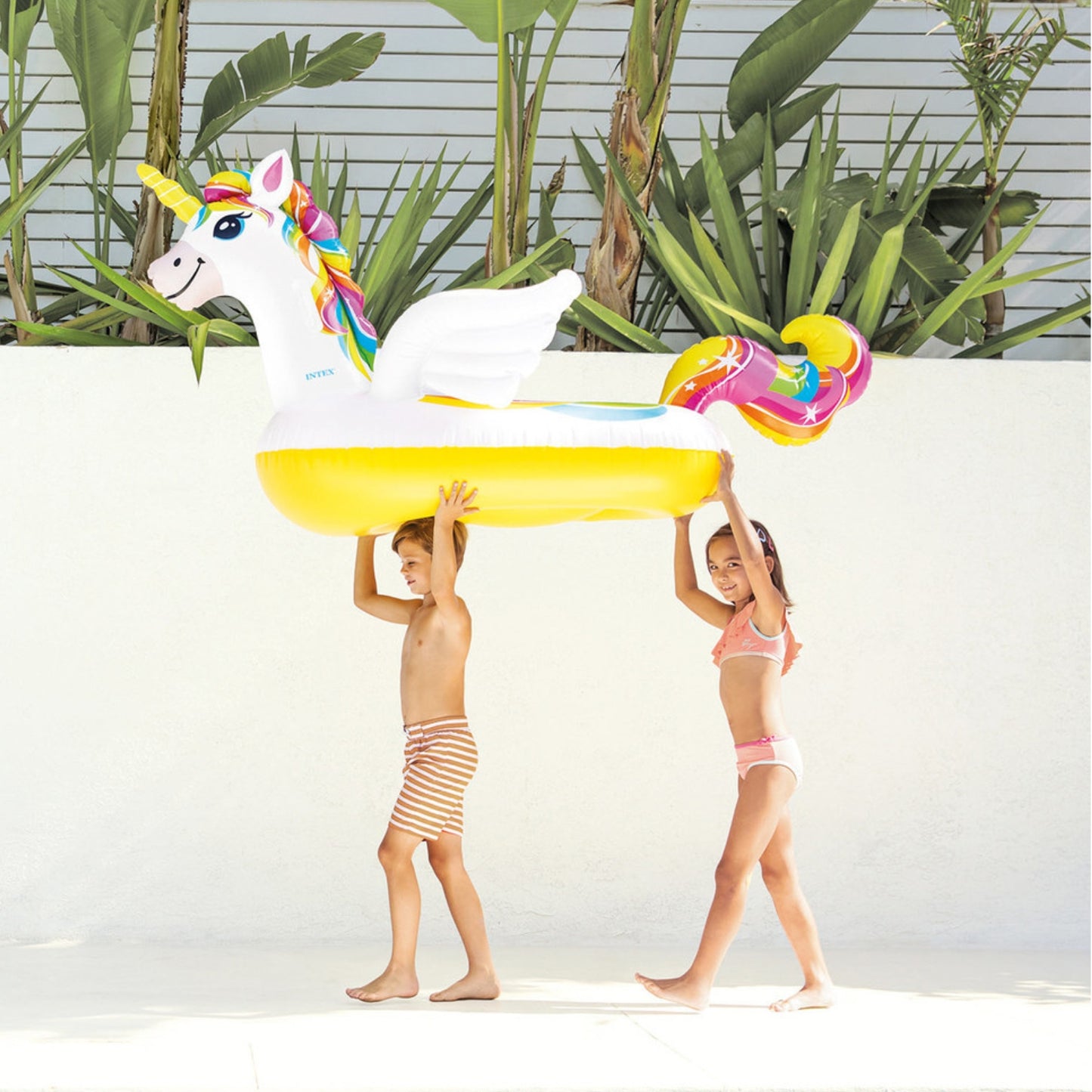 COLCHONETA UNICORNIO INFLABLE INTEX