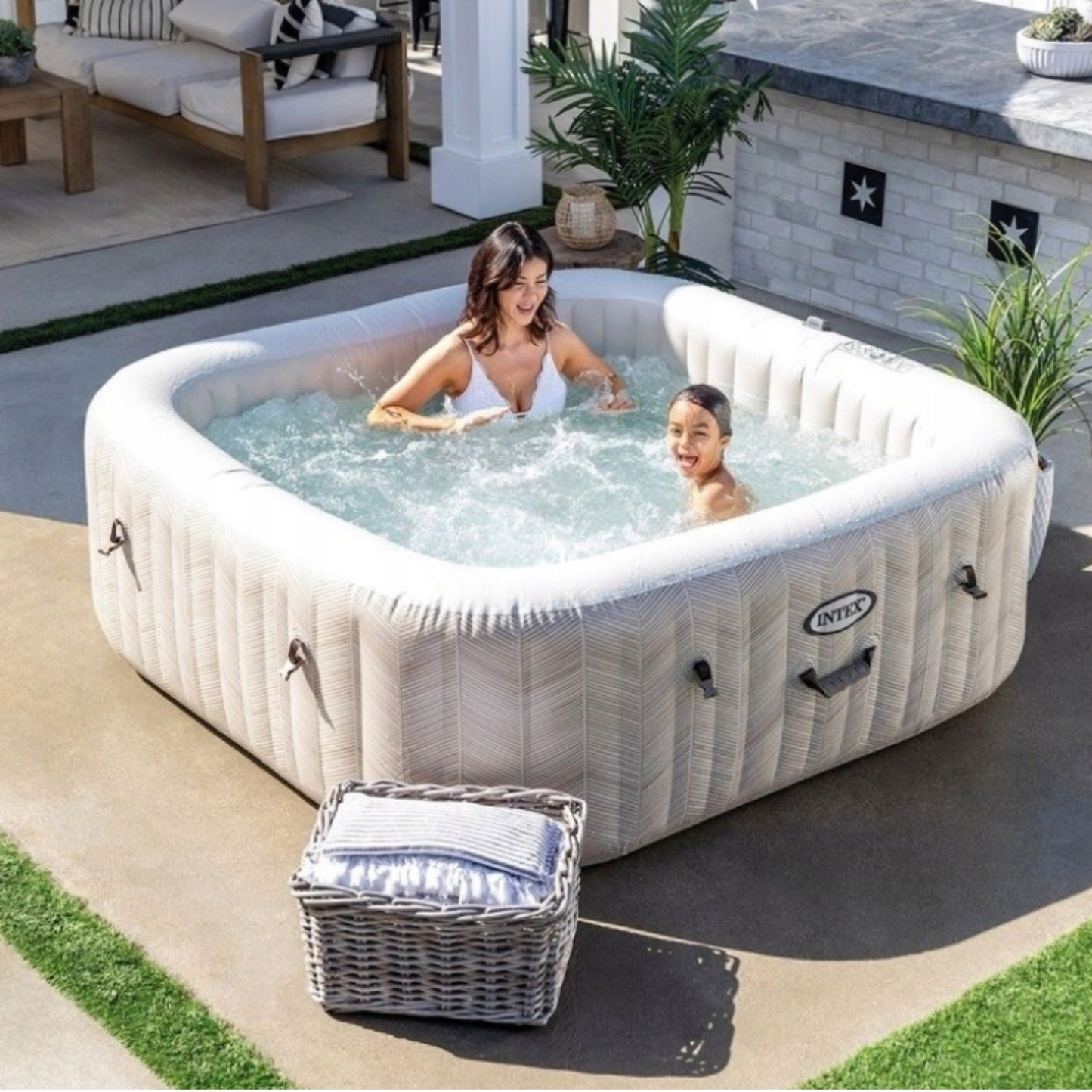 Spa cuadrado Chevron Deluxe 28472