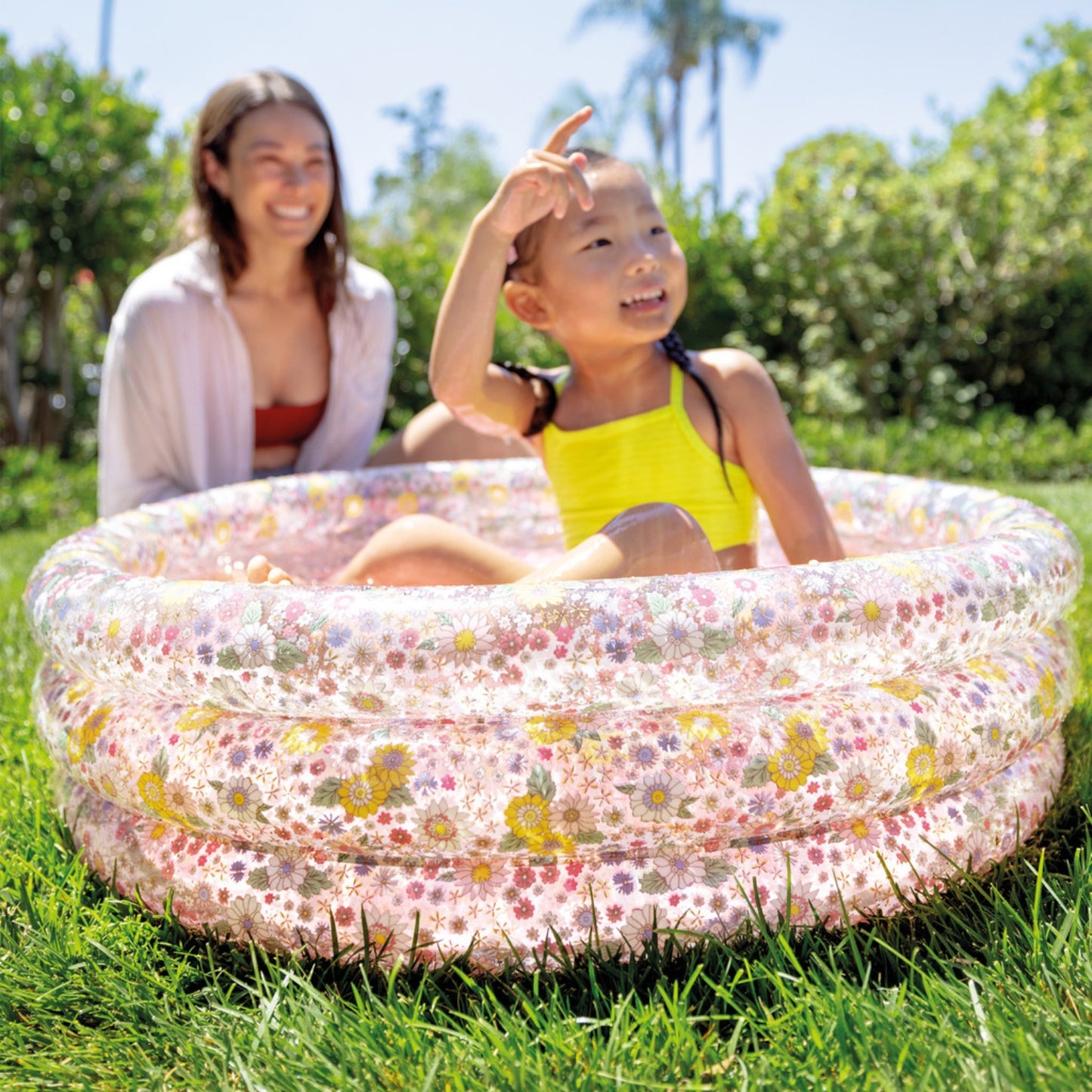 Piscina infantil inflable Dulce Flor intex