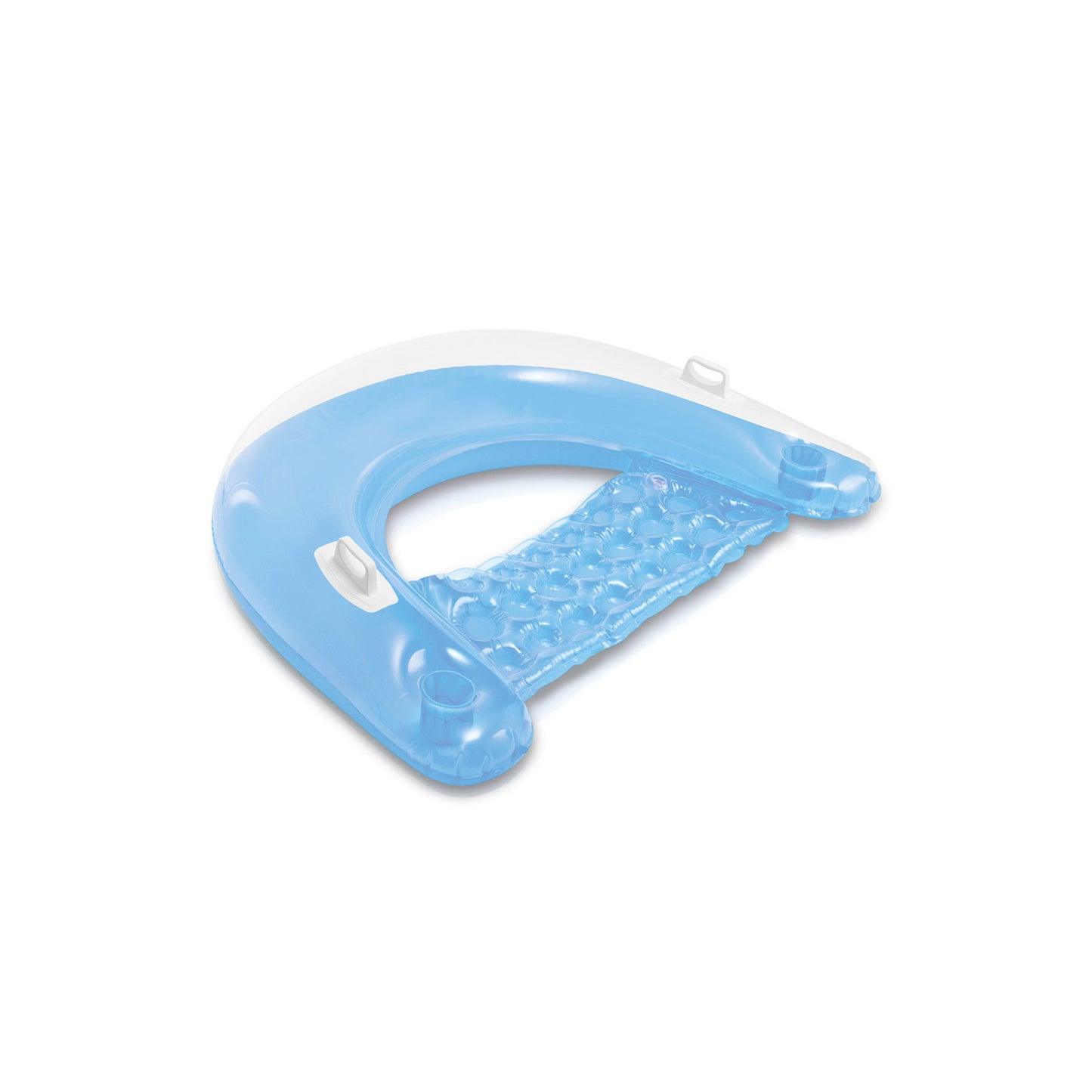 COLCHONETA INFLABLE CON POSA VASO Y RESPALDO