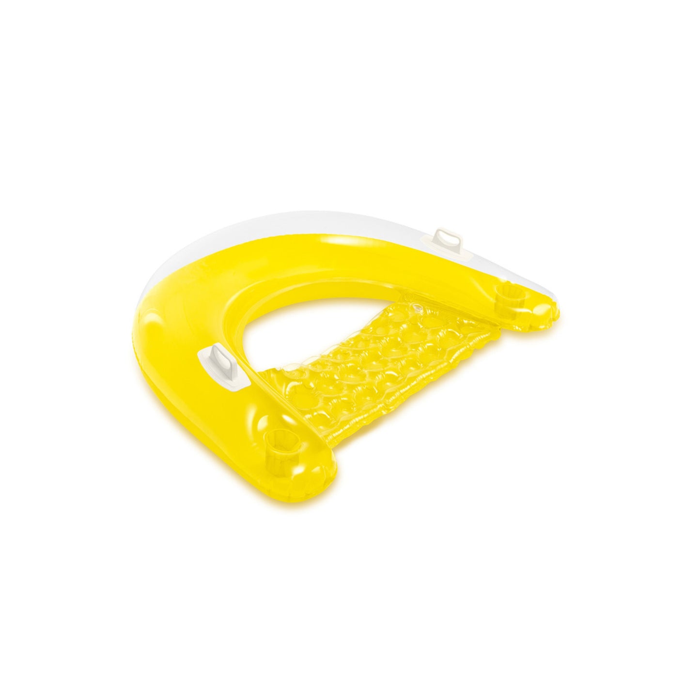 COLCHONETA INFLABLE CON POSA VASO Y RESPALDO