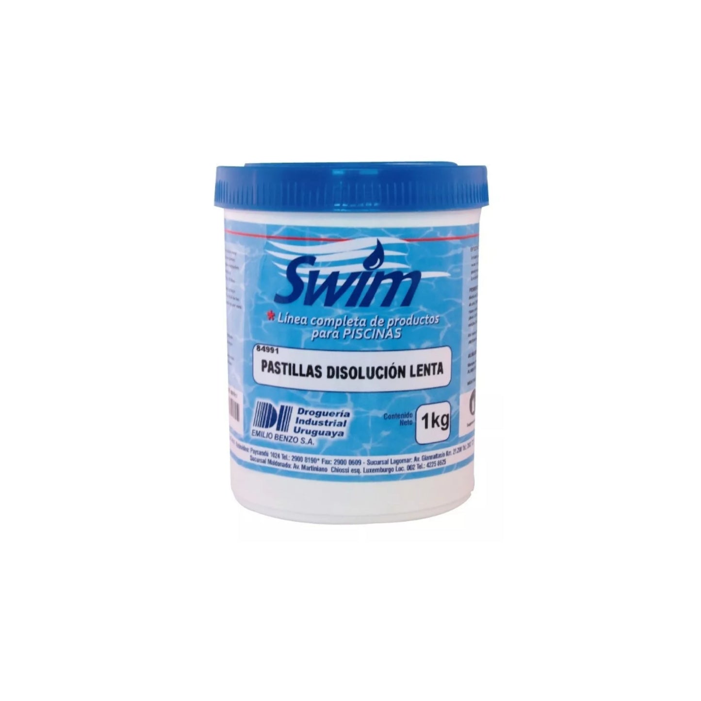 CLORO DISOLUCIÓN LENTA SWIM 1 KILO