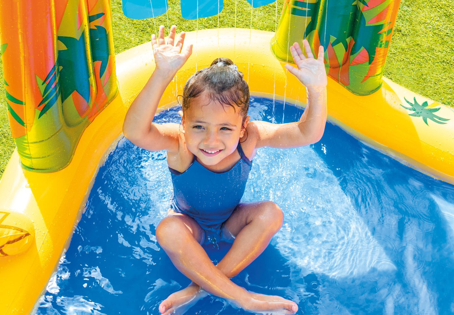 PLAY CENTER DINOSAURIO AZUL PISCINA