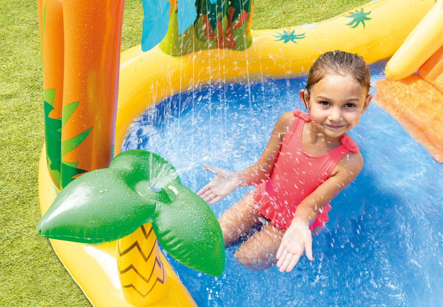 PLAY CENTER DINOSAURIO AZUL PISCINA