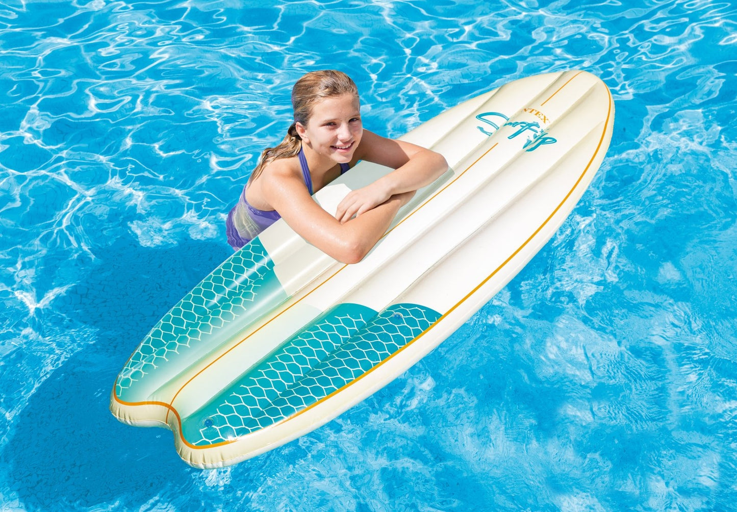 COLCHONETA TABLA DE SURF INTEX, 3 DISEÑOS