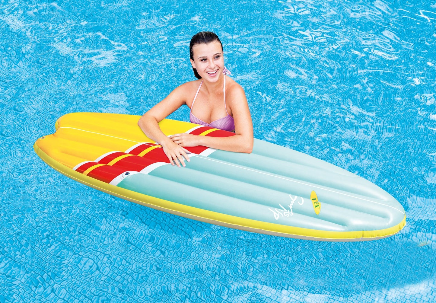 COLCHONETA TABLA DE SURF INTEX, 3 DISEÑOS