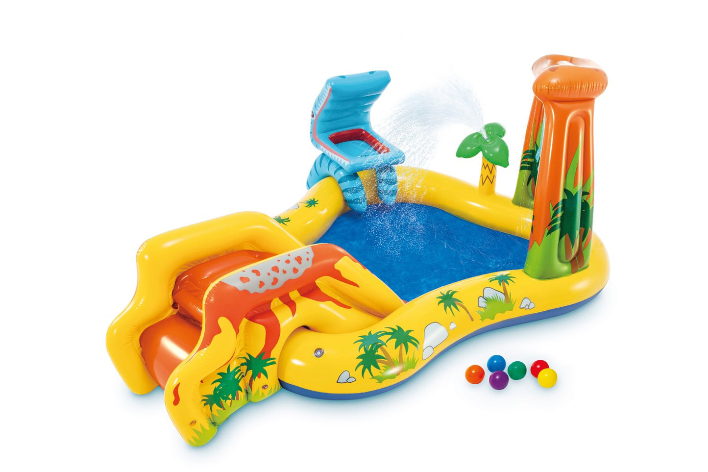 PLAY CENTER DINOSAURIO AZUL PISCINA