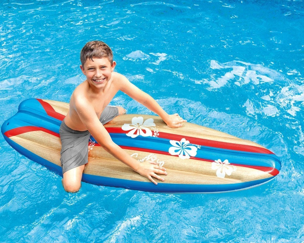 COLCHONETA TABLA DE SURF INTEX, 3 DISEÑOS