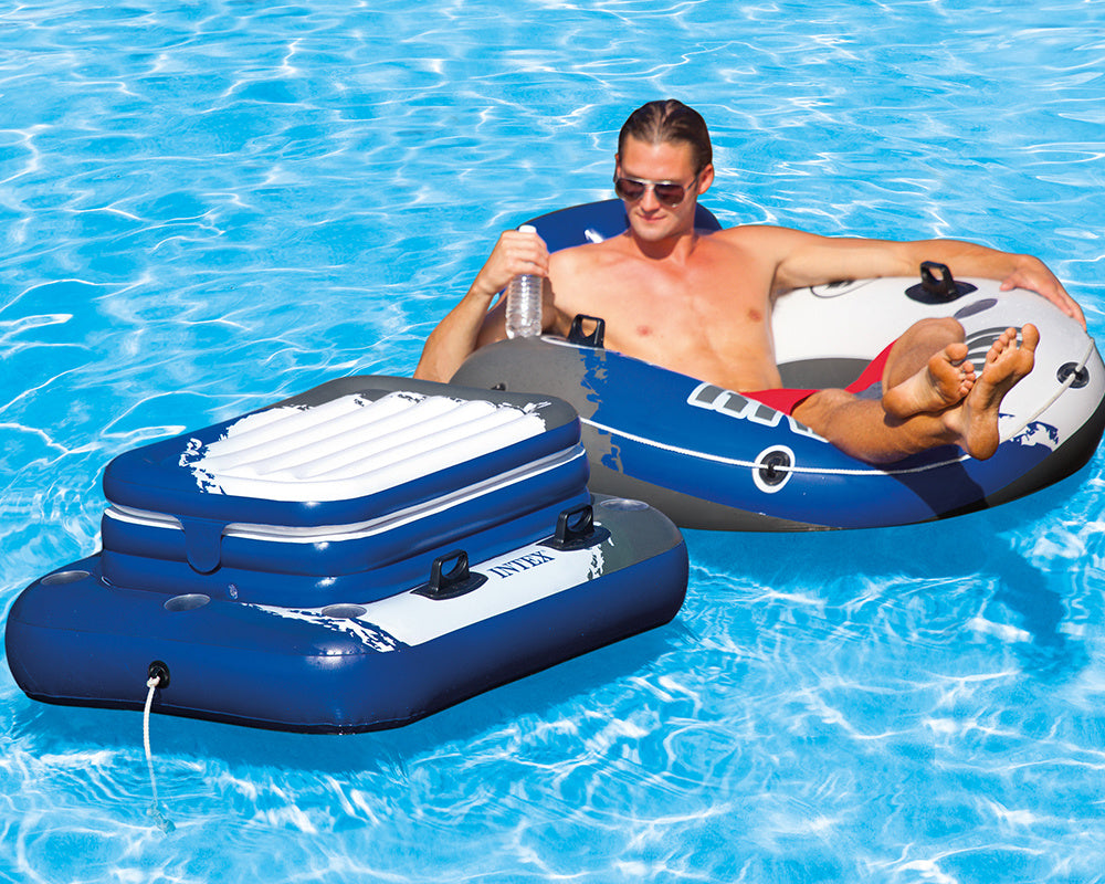 CONSERVADORA HIELERA FLOTANTE RECTANGULAR INTEX
