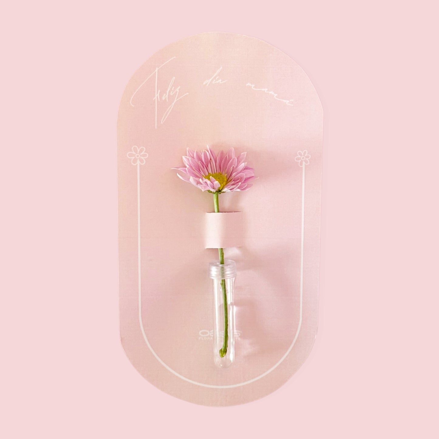 TUBITO FLORAL SIN PUNTA POR UNIDAD