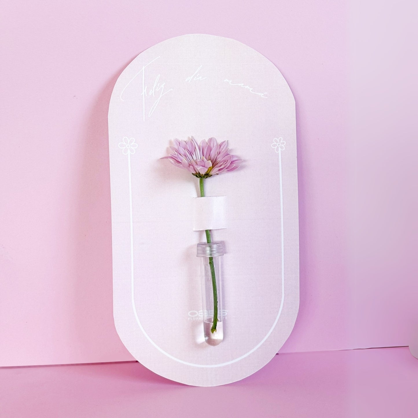 TUBITO FLORAL SIN PUNTA POR UNIDAD
