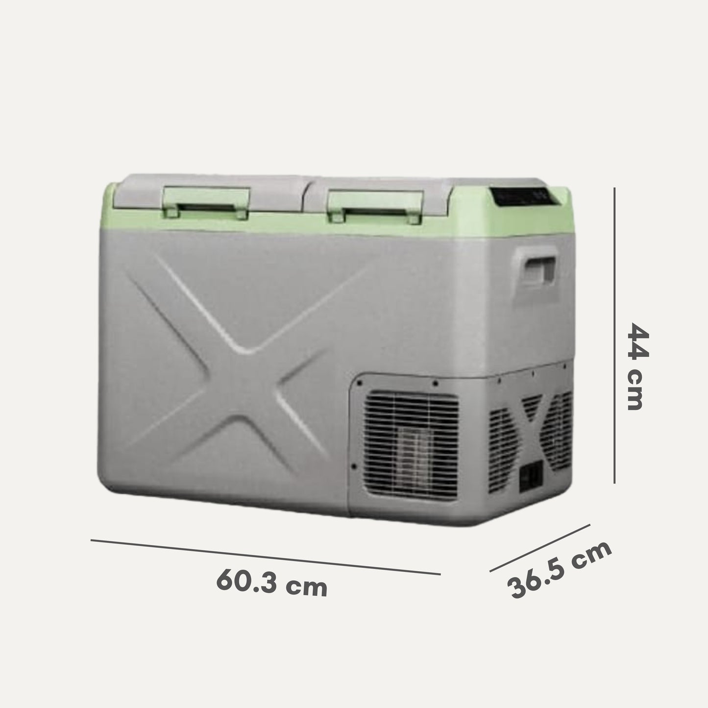 Heladera freezer portatil 32 Lts, 2 Zonas De Frio