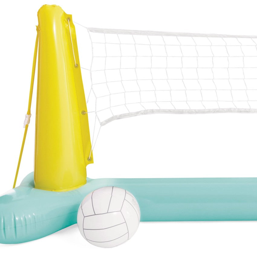 RED DE VOLLEY PARA PISCINA CELESTE Y VERDE INTEX