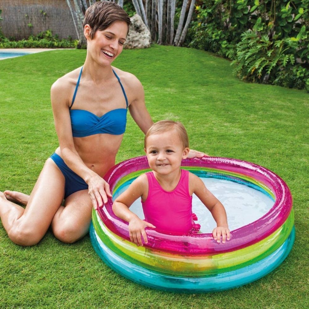 PISCINA INFANTIL 3 AROS MULTICOLOR