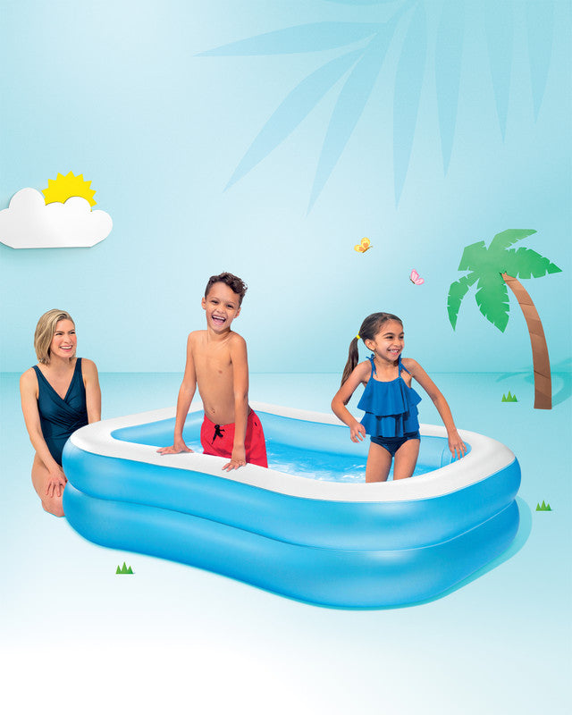PISCINA INFLABLE FAMILIAR RECTANGULAR