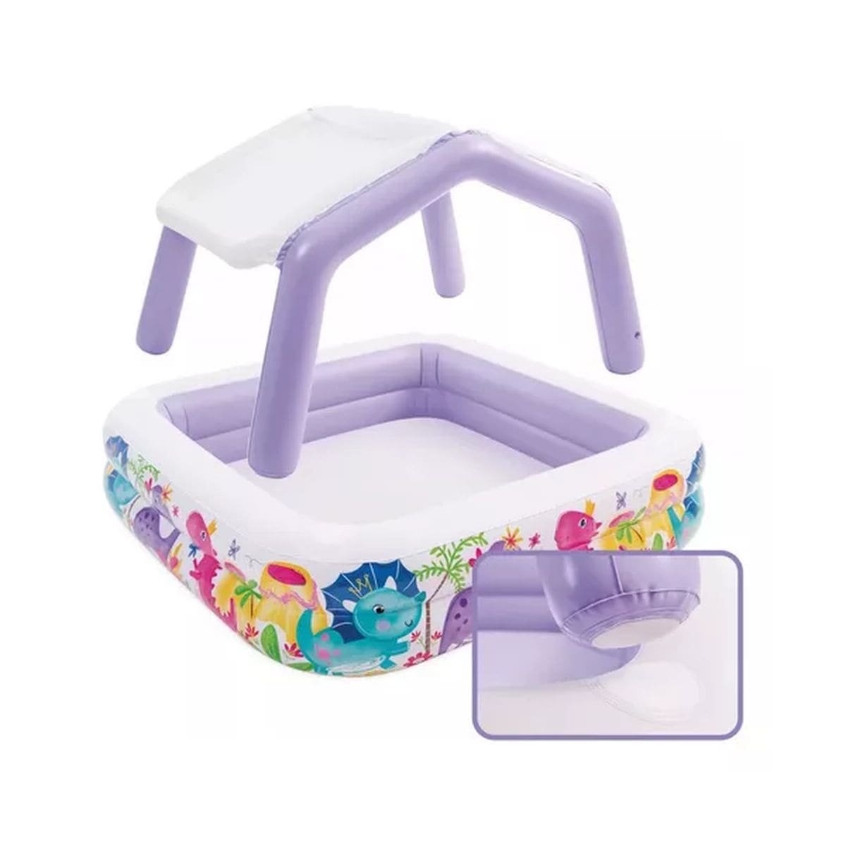 PISCINA INFANTIL CON TECHO . 2 colores
