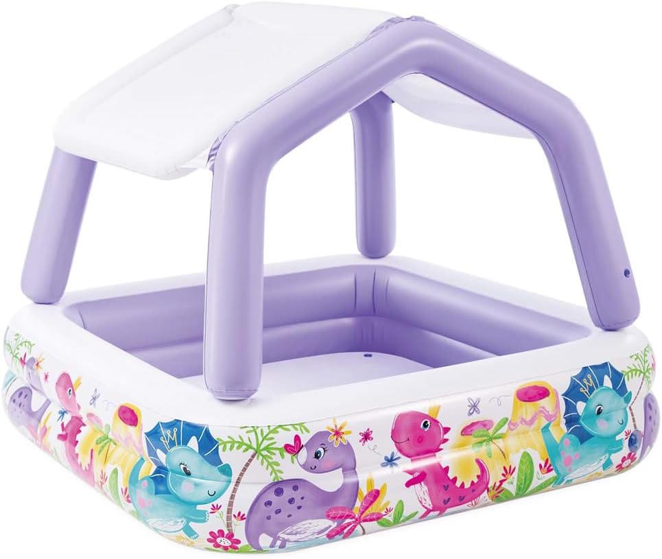 PISCINA INFANTIL CON TECHO . 2 colores