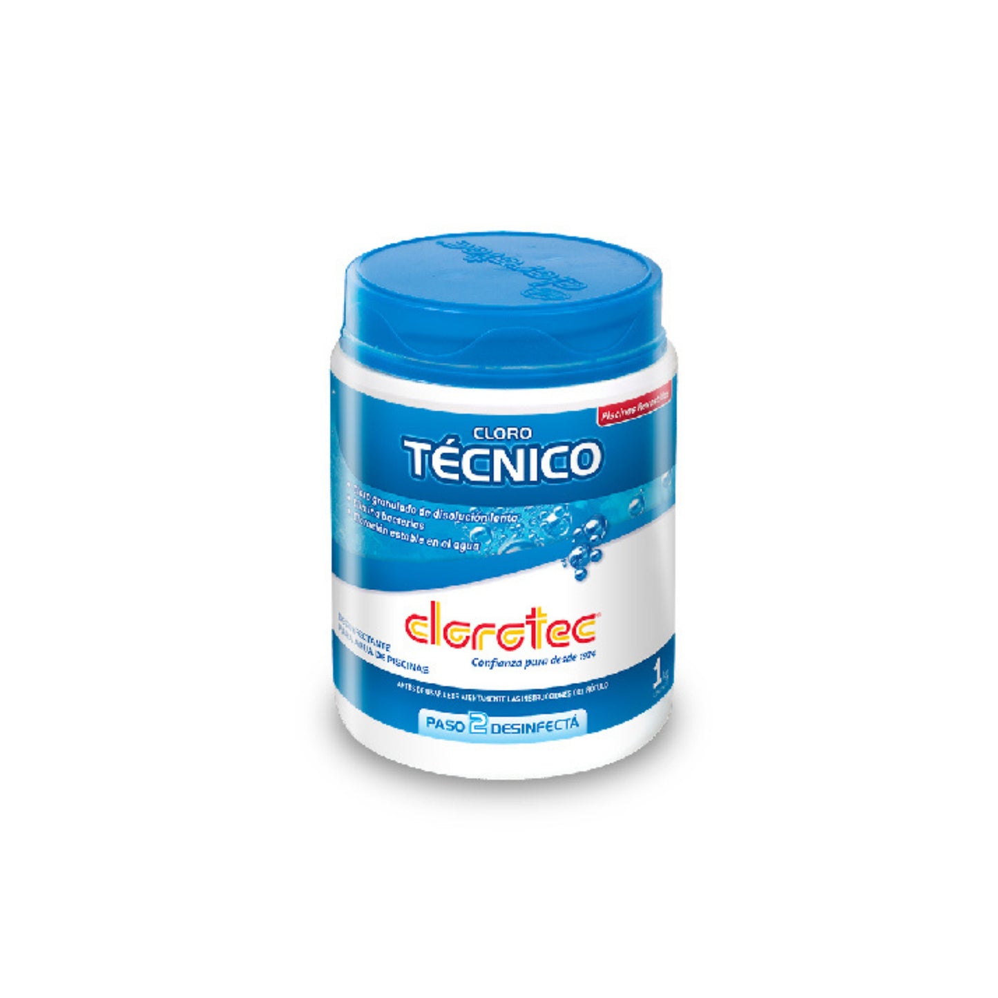 CLORO TÉCNICO GRANULADO 1 KILO CLOROTEC