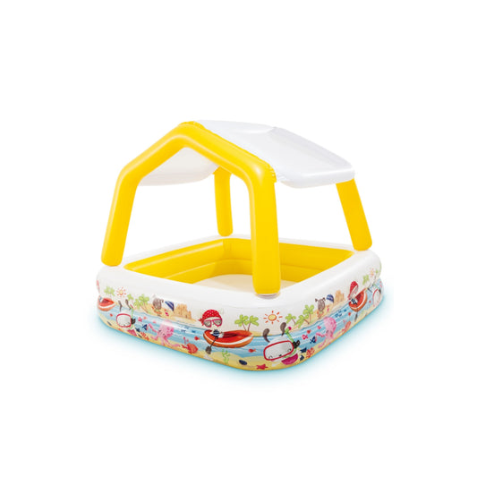PISCINA INFANTIL CON TECHO