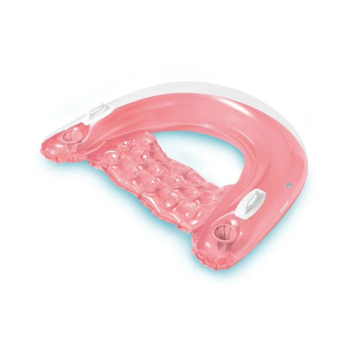 COLCHONETA INFLABLE CON POSA VASO Y RESPALDO