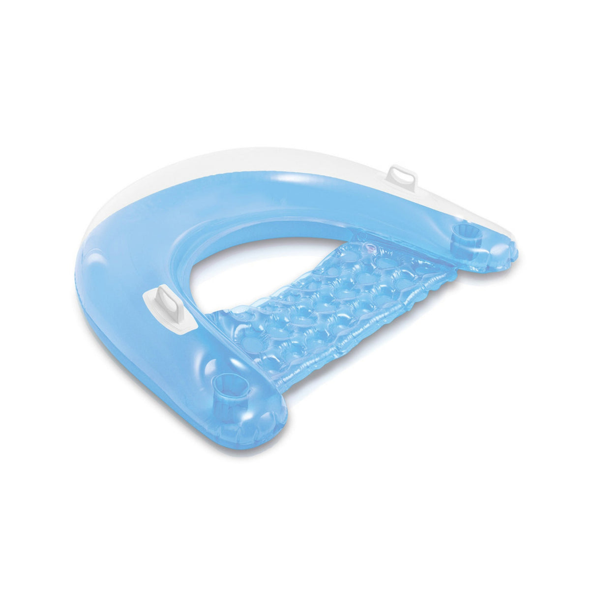 COLCHONETA INFLABLE CON POSA VASO Y RESPALDO